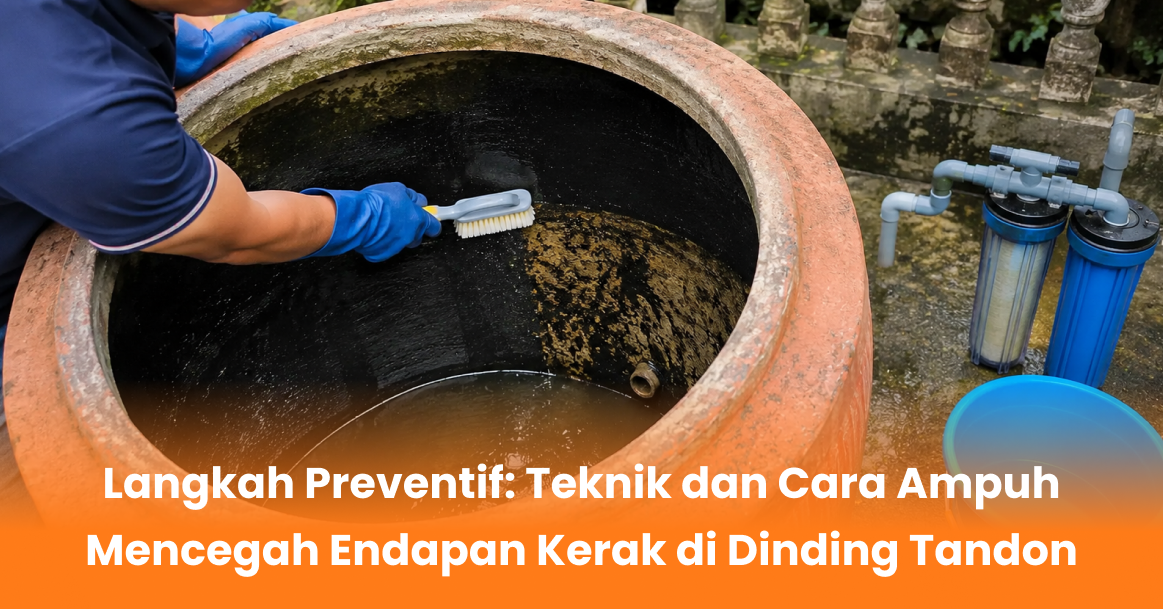 Langkah Preventif: Teknik dan Cara Ampuh Mencegah Endapan Kerak di Dinding Tandon