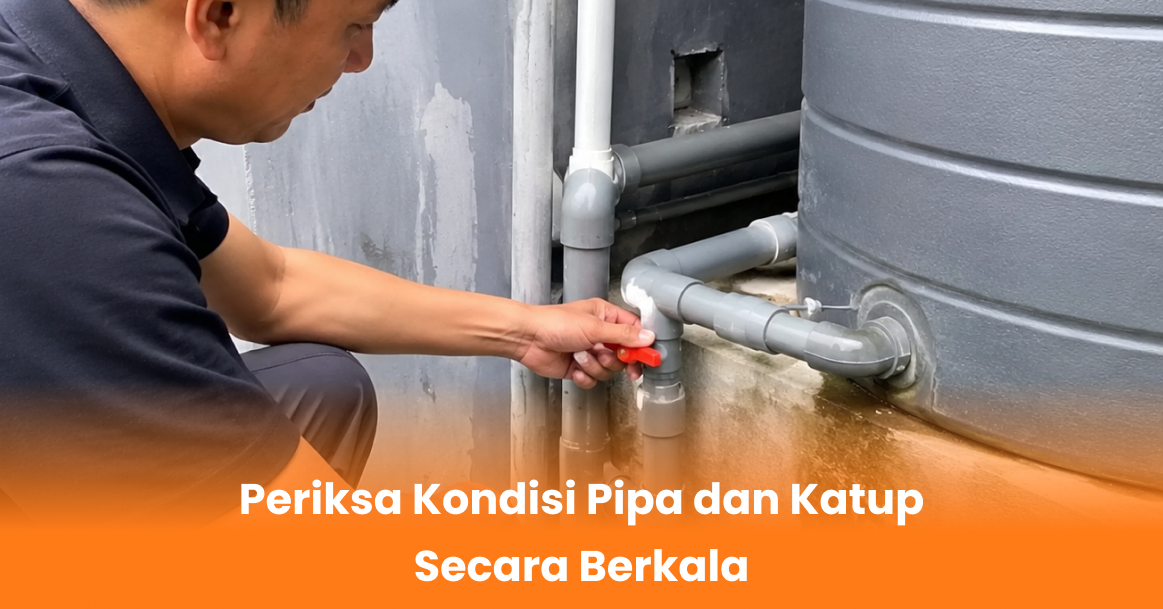 Periksa Kondisi Pipa dan Katup Secara Berkala