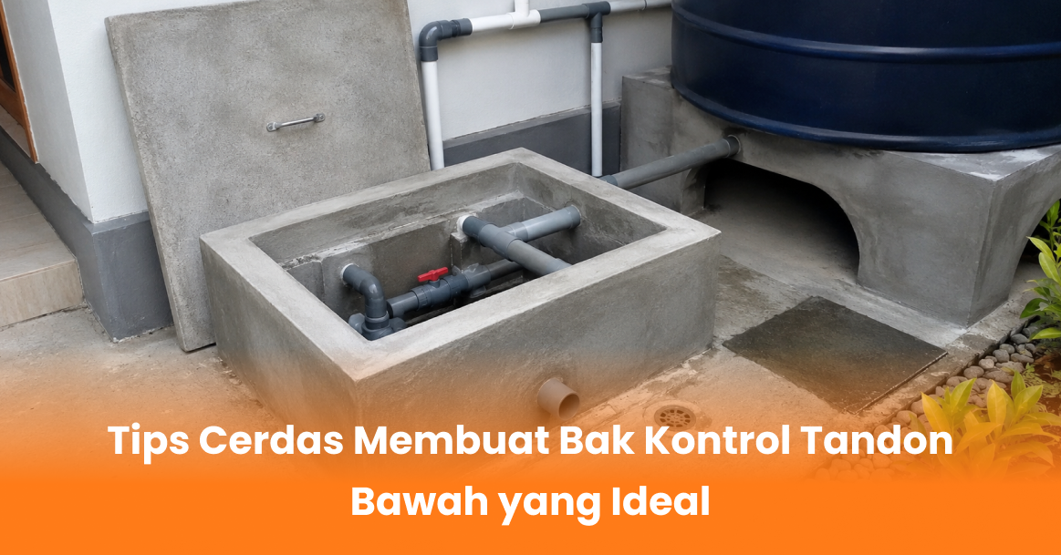 Tips Cerdas Membuat Bak Kontrol Tandon Bawah yang Ideal