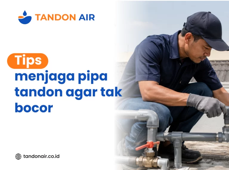 Tips menjaga pipa tandon agar tak bocor