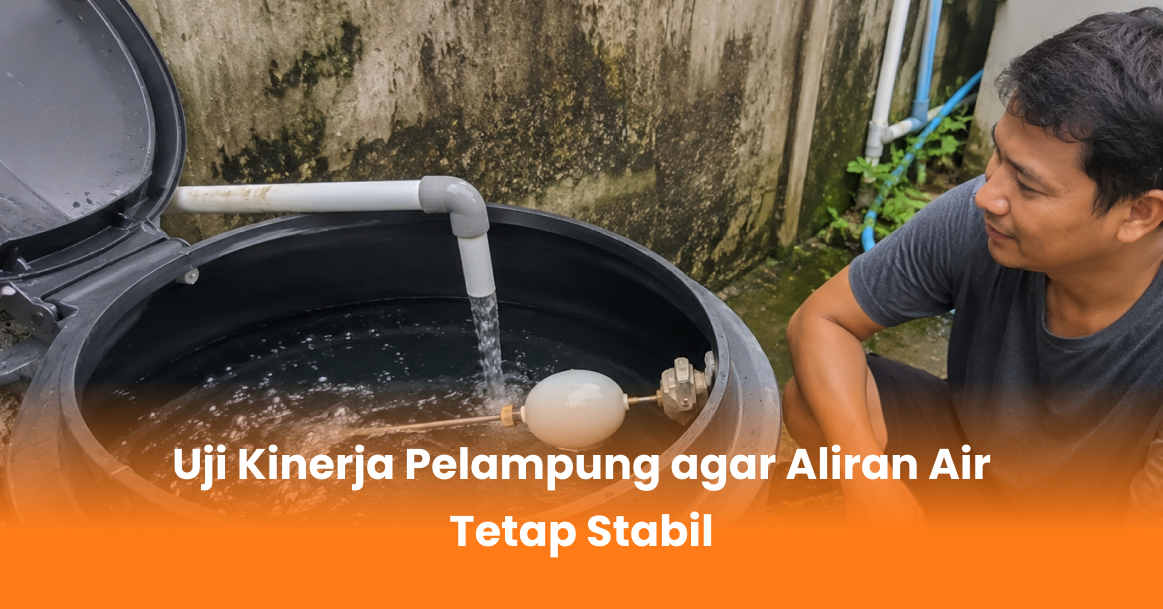Uji Kinerja Pelampung agar Aliran Air Tetap Stabil