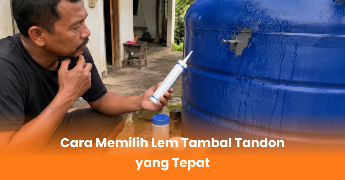 Cara Memilih Lem Tambal Tandon yang Tepat