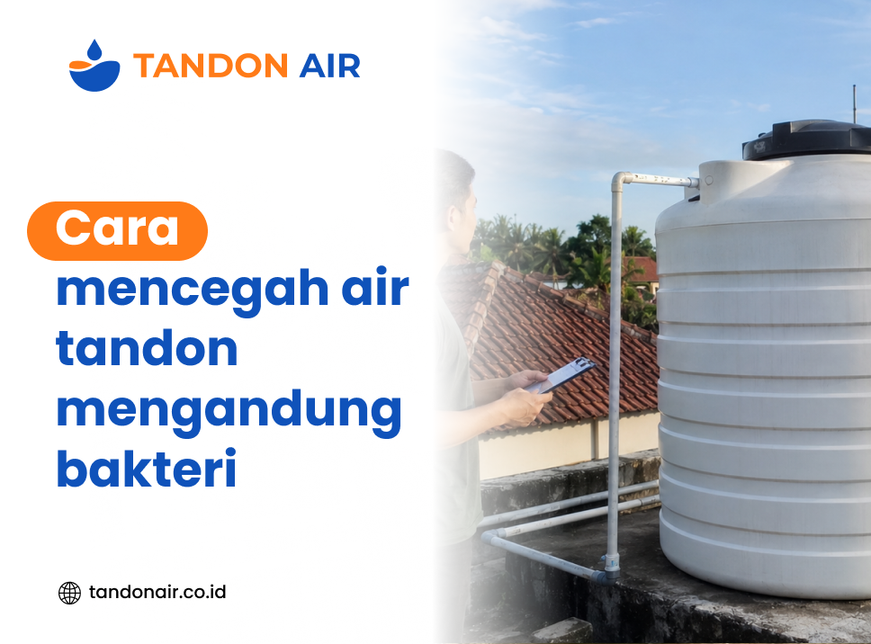 Cara mencegah air tandon mengandung bakteri