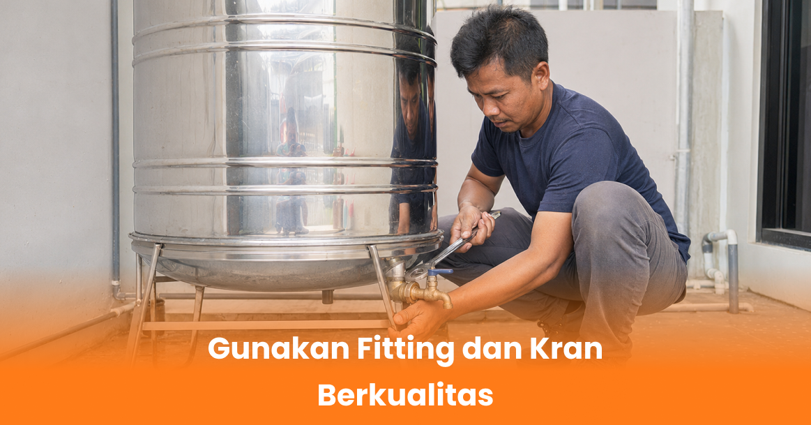 Gunakan Fitting dan Kran Berkualitas