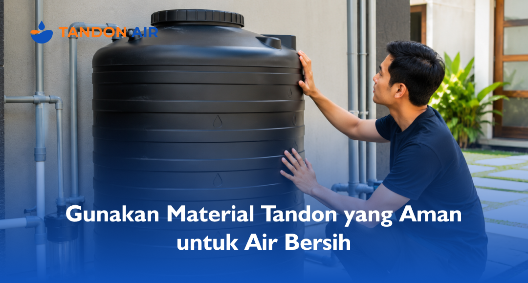 Gunakan Material Tandon yang Aman untuk Air Bersih