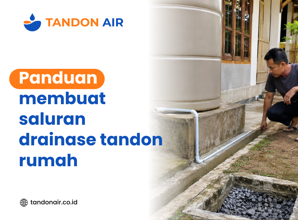 Panduan membuat saluran drainase tandon rumah