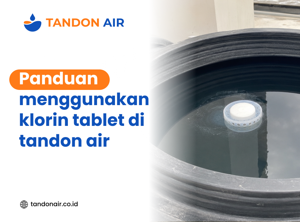 Panduan menggunakan klorin tablet di tandon air