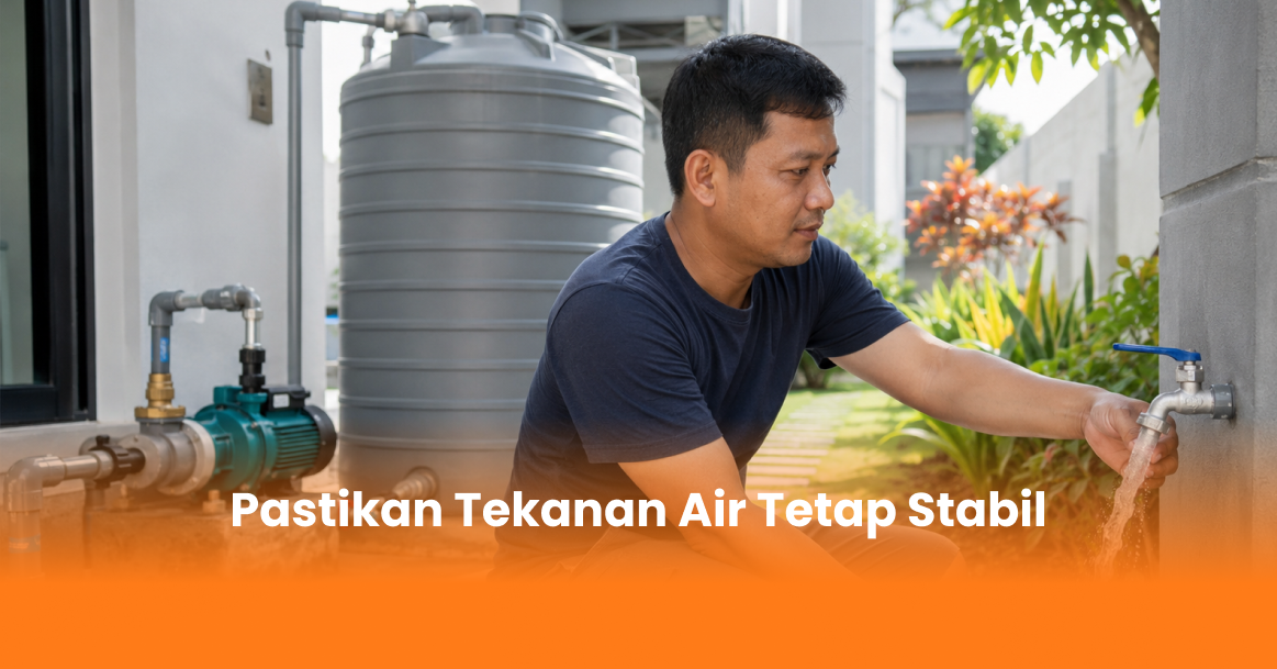 Pastikan Tekanan Air Tetap Stabil