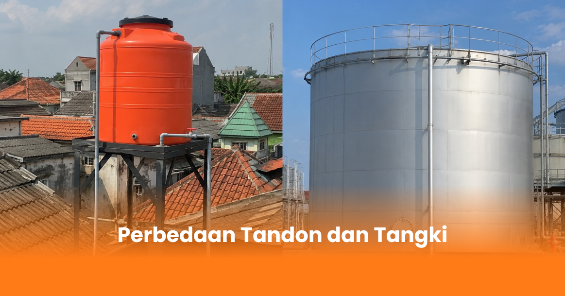 Perbedaan Tandon dan Tangki