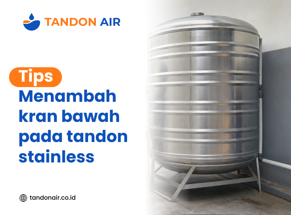 Tips menambah kran bawah pada tandon stainless