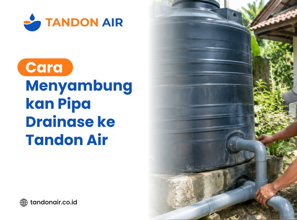 Cara Menyambungkan Pipa Drainase ke Tandon Air