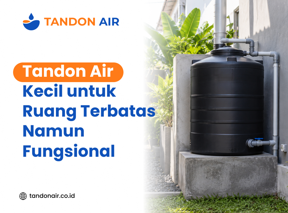 Tandon Air Kecil untuk Ruang Terbatas Namun Fungsional