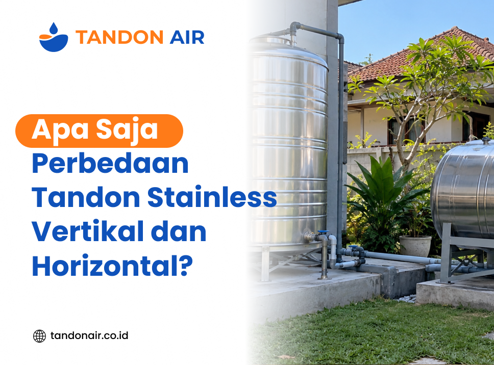 Apa Saja Perbedaan Tandon Stainless Vertikal dan Horizontal?